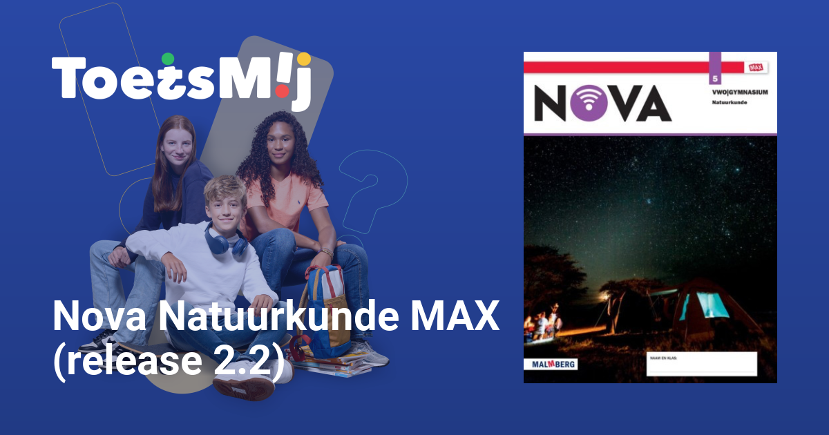 Toetsen Voor Nova Natuurkunde MAX (release 2.2)… • ToetsMij